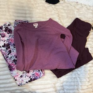 Mossimo Supply Co. Mauve Waffle Knit Boatneck Sweater BUNDLE!!!